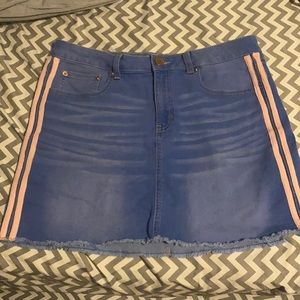 Jean skirt. Never worn